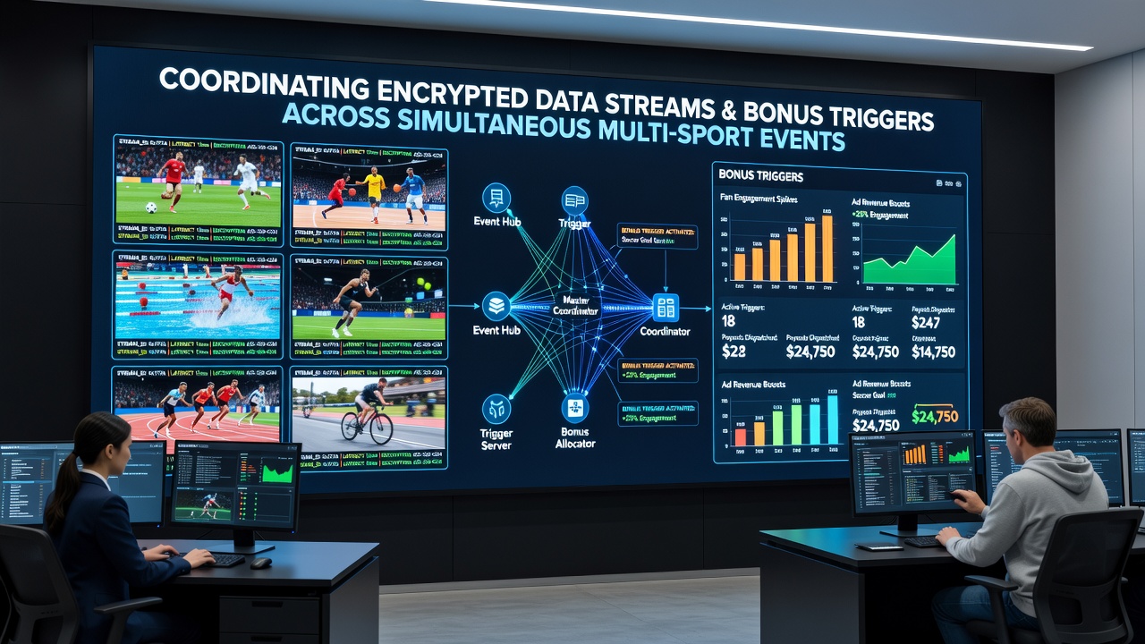 Synchronisation von Datenströmen und Bonustriggern über Sportarten hinweg