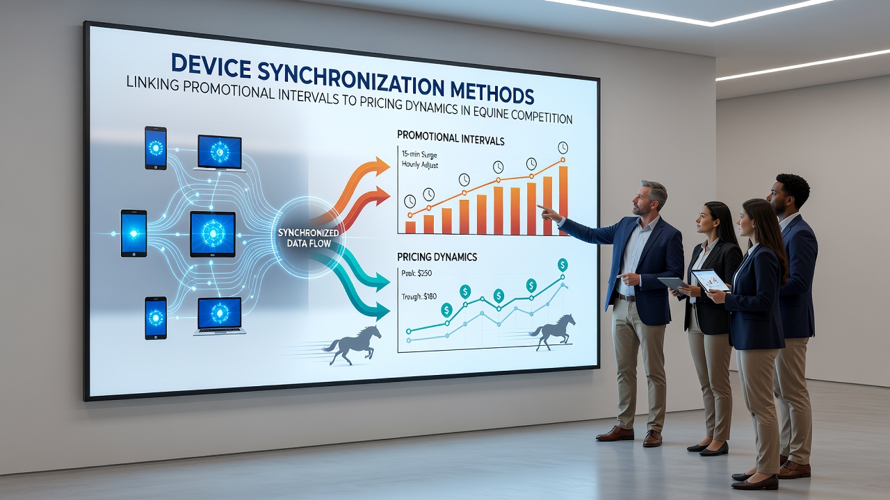 Synchronisation von Werbeintervallen mit Preisdynamiken in digitalen und equinen Märkten