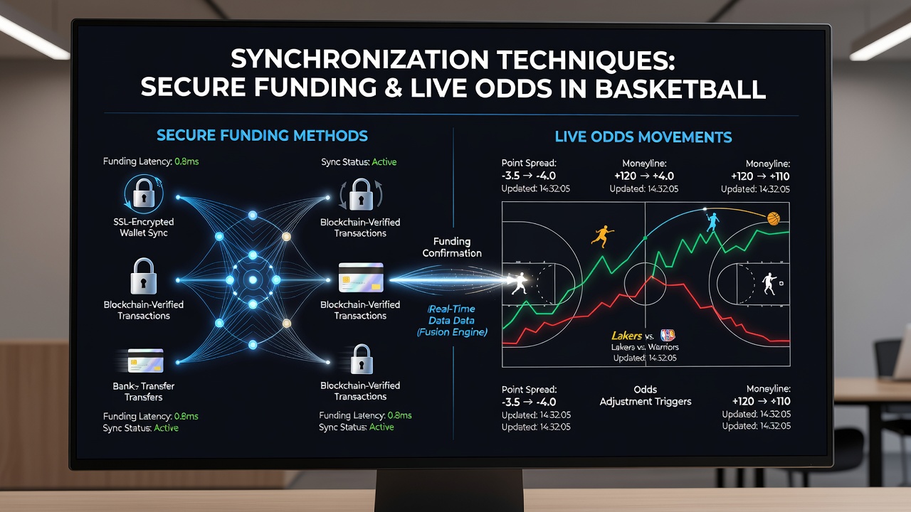 Illustration von Datenströmen zwischen mobilen Zahlungssystemen und Quotenaktualisierungen bei Live-Events