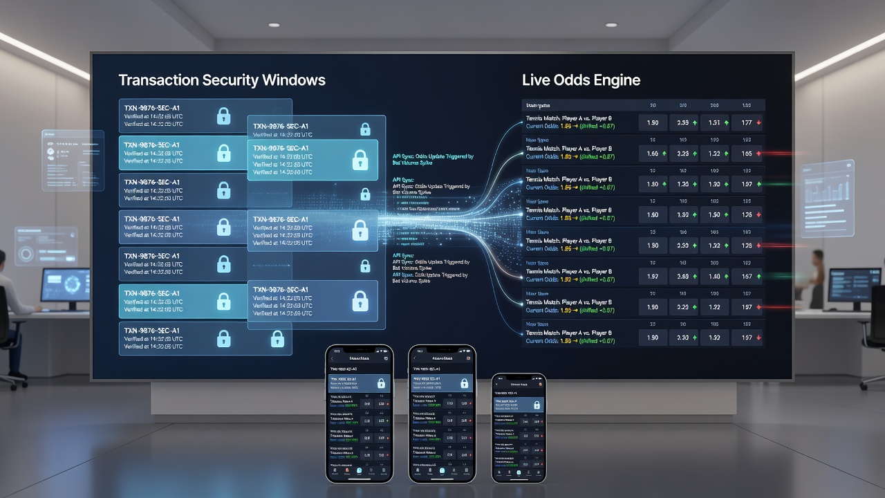 Synchronisation von Quoten und Sicherheitsfenstern während Live-Streams