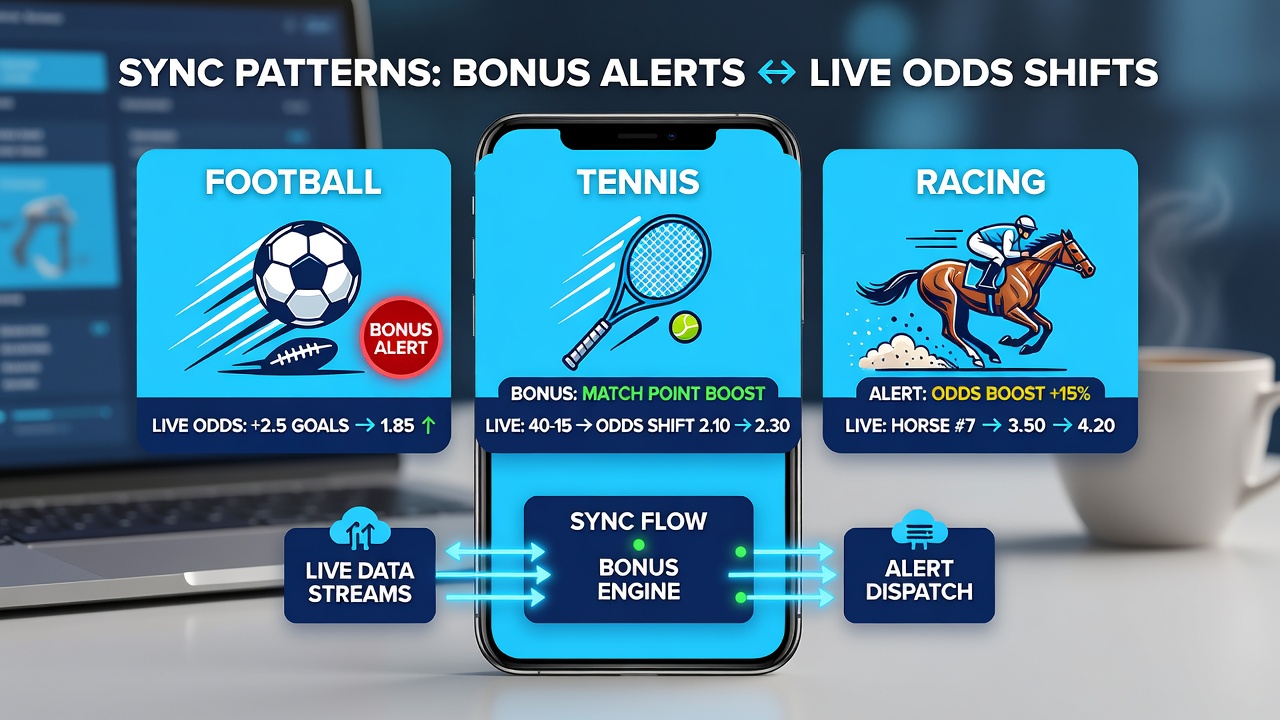 Visualisierung von Datenflüssen zwischen Bonus-Alerts und Quotenverschiebungen in mobilen Sportwetten-Apps