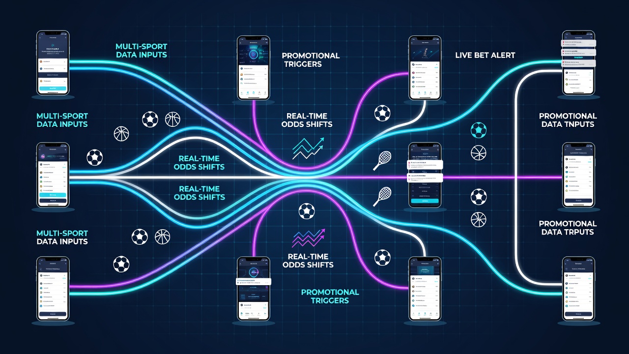 Datenflüsse zwischen Quoten und Werbetriggern in Multi-Sport-Apps